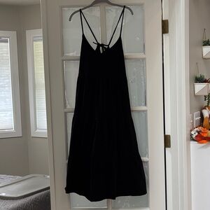 Old Navy Black Strappy Dress